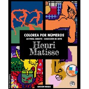 Editorial, Dudu Café Henri Matisse • Colorea por Números • 60 Pixel Quests • Colección de Arte (Edición Negra): Libro de Colorear para Adultos: Colorea la paleta artística ... disfruta con esta colección única #duduquests Editorial, Dudu Café Henri Matisse • Colorea por Números • 60 Pixel Quests • Colección de Arte (Edición Negra): Libro de Colorear para Adultos: Colorea la paleta artística ... disfruta con esta colección única #duduquests