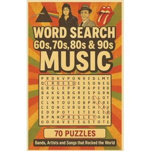 Books, Richard S. Music Word Search Puzzle Book: Your Ultimate Escape into the Golden Age of Music Books, Richard S. Music Word Search Puzzle Book: Your Ultimate Escape into the Golden Age of Music