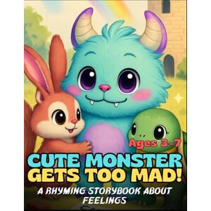 Azeem, Adnan Cute Monster Gets Too Mad!: A Rhyming Storybook About Big Feelings and Calm Choices Azeem, Adnan Cute Monster Gets Too Mad!: A Rhyming Storybook About Big Feelings and Calm Choices