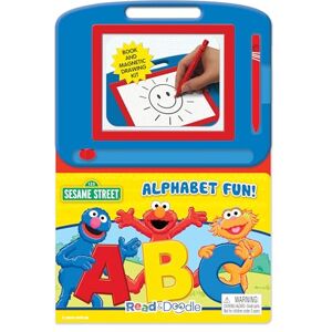Phidal Publishing Inc. Sesame Street ABC Alphabet Fun! Read & Doodle Learning resources for kids, a magnetic drawing pad, an easy-to-use pen, 22-page board book for reading and drawing Phidal Publishing Inc. Sesame Street ABC Alphabet Fun! Read & Doodle Learning resources for kids, a magnetic drawing pad, an easy-to-use pen, 22-page board book for reading and drawing