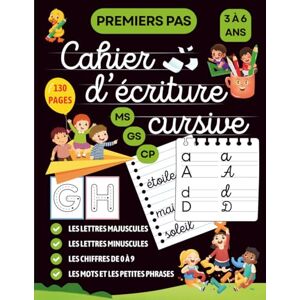 Editions, cœur de craie Premiers pas cahier d'écriture cursive: Apprendre à écrire en attaché – Alphabet complet (minuscules et majuscules) – Maternelle, GS et CP Editions, cœur de craie Premiers pas cahier d'écriture cursive: Apprendre à écrire en attaché – Alphabet complet (minuscules et majuscules) – Maternelle, GS et CP