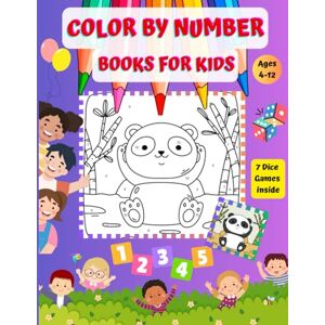 Jerin, Ajitha Color by Number Books for Kids with 7 fun dice games to keep kids entertained and engaged: 84 designs For Coloring Fun: Animals, Flowers, Birds, Zoo ... ages 4–12 – from beginners to little artists Jerin, Ajitha Color by Number Books for Kids with 7 fun dice games to keep kids entertained and engaged: 84 designs For Coloring Fun: Animals, Flowers, Birds, Zoo ... ages 4–12 – from beginners to little artists