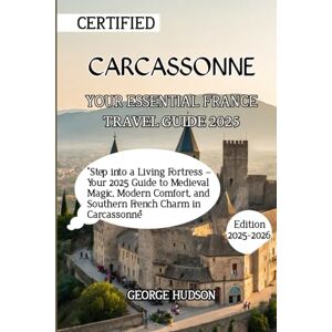 HUDSON, GEORGE CARCASSONNE YOUR ESSENTIAL FRANCE TRAVEL GUIDE 2025: "Step into a Living Fortress – Your 2025 Guide to Medieval Magic, Modern Comfort, and Southern French Charm in Carcassonne HUDSON, GEORGE CARCASSONNE YOUR ESSENTIAL FRANCE TRAVEL GUIDE 2025: "Step into a Living Fortress – Your 2025 Guide to Medieval Magic, Modern Comfort, and Southern French Charm in Carcassonne