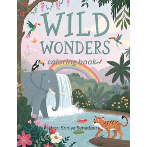 Senadeera, Mrs Soniya Wild Wonders: A Jungle and Forest Animal Coloring Book Senadeera, Mrs Soniya Wild Wonders: A Jungle and Forest Animal Coloring Book