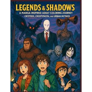 Wilson Legends & Shadows: A Manga-Inspired Adult Coloring Journey into Cryptids, Creepypasta, and Urban Mythos Wilson Legends & Shadows: A Manga-Inspired Adult Coloring Journey into Cryptids, Creepypasta, and Urban Mythos