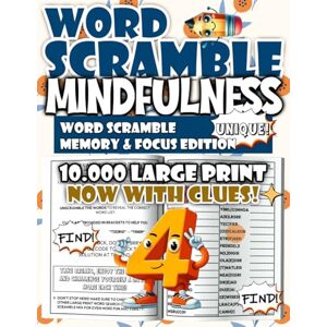 Salvatore, Modo Mindfulness Word Scramble – Memory & Focus Edition: Boost recall, sharpen focus, and stay mentally agile with scrambled puzzles. (Mindfulness Word ... Training & Mindful Relaxation Collection) Salvatore, Modo Mindfulness Word Scramble – Memory & Focus Edition: Boost recall, sharpen focus, and stay mentally agile with scrambled puzzles. (Mindfulness Word ... Training & Mindful Relaxation Collection)