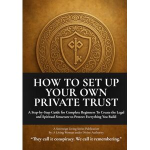 under Divine Authority, A Living Woman How to Set Up Your Own Private Trust: Private Trust Setup Made Simple — Structure, Strategy, and Remedy under Divine Authority, A Living Woman How to Set Up Your Own Private Trust: Private Trust Setup Made Simple — Structure, Strategy, and Remedy