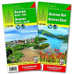 Freytag & Berndt Azores walking & cycling map set: Set van twee wandelkaarten Schaal 1 : 50.000 Freytag & Berndt Azores walking & cycling map set: Set van twee wandelkaarten Schaal 1 : 50.000