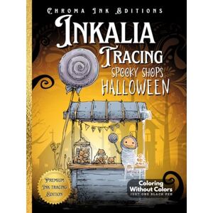 Editions, Chroma Ink Inkalia Tracing: Spooky Halloween Shops: A Cozy & Creepy Ink Tracing Coloring Book with Cute Haunted Shops, Relaxing Halloween Art, and an Enchanted ... Tracing: Creepy Cute Halloween Series) Editions, Chroma Ink Inkalia Tracing: Spooky Halloween Shops: A Cozy & Creepy Ink Tracing Coloring Book with Cute Haunted Shops, Relaxing Halloween Art, and an Enchanted ... Tracing: Creepy Cute Halloween Series)