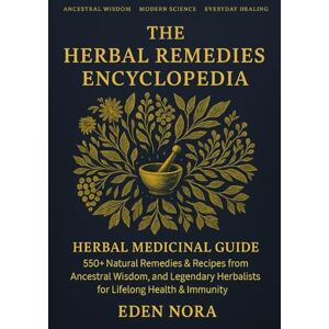 Nora, Eden The Herbal Remedies Encyclopedia: Herbal Medicinal Guide 550+ Natural Remedies & Recipes from Ancestral Wisdom, Modern Science, and Legendary Herbalists for Lifelong Health & Immunity Nora, Eden The Herbal Remedies Encyclopedia: Herbal Medicinal Guide 550+ Natural Remedies & Recipes from Ancestral Wisdom, Modern Science, and Legendary Herbalists for Lifelong Health & Immunity