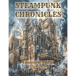 JDG Steampunk Chronicles: Vessels & Vistas: Coloring Book JDG Steampunk Chronicles: Vessels & Vistas: Coloring Book