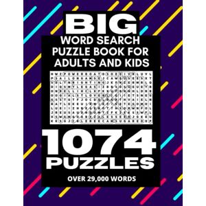 Publishing, VisCulture Big Word Search Puzzle Book for Adults and Kids 1074 Puzzles: Over 29,000 Unique Words (No Duplicates), Worlds Largest/Biggest Word Search Book With Over 1000 Word Search Puzzles Publishing, VisCulture Big Word Search Puzzle Book for Adults and Kids 1074 Puzzles: Over 29,000 Unique Words (No Duplicates), Worlds Largest/Biggest Word Search Book With Over 1000 Word Search Puzzles