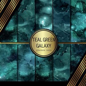 Palomino, Peyton Scrapbook Paper: Teal Green Galaxy: Double Sided Craft Paper For Card Making, Origami & DIY Projects Decorative Scrapbooking Paper Pad Palomino, Peyton Scrapbook Paper: Teal Green Galaxy: Double Sided Craft Paper For Card Making, Origami & DIY Projects Decorative Scrapbooking Paper Pad