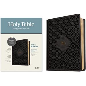 Tyndale KJV Wide Margin Bible, Filament Enabled Edition (Red Letter, Hardcover Leatherlike, Ornate Tile Black) Tyndale KJV Wide Margin Bible, Filament Enabled Edition (Red Letter, Hardcover Leatherlike, Ornate Tile Black)