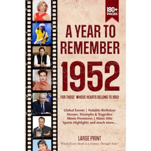Zones, Wisdom A Year To Remember 1952 History Book: A Nostalgic Tribute for the Radio Babies with Heartfelt Memories of 1952 – An Ideal Gift for Birthdays, Anniversaries, and Special Occasions Zones, Wisdom A Year To Remember 1952 History Book: A Nostalgic Tribute for the Radio Babies with Heartfelt Memories of 1952 – An Ideal Gift for Birthdays, Anniversaries, and Special Occasions