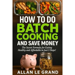 LE GRAND, ALLAN HOW TO DO BATCH COOKING AND SAVE MONEY: The Secret Formula for Eating Healthy and Affordable in Just 3 Steps! (BRUTAL BATCH COOKING !) LE GRAND, ALLAN HOW TO DO BATCH COOKING AND SAVE MONEY: The Secret Formula for Eating Healthy and Affordable in Just 3 Steps! (BRUTAL BATCH COOKING !)