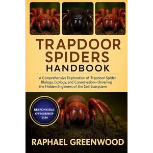 GREENWOOD, RAPHAEL TRAPDOOR SPIDERS HANDBOOK: A Comprehensive Exploration of Trapdoor Spider Biology, Ecology, and Conservation—Unveiling the Hidden Engineers of the Soil Ecosystem GREENWOOD, RAPHAEL TRAPDOOR SPIDERS HANDBOOK: A Comprehensive Exploration of Trapdoor Spider Biology, Ecology, and Conservation—Unveiling the Hidden Engineers of the Soil Ecosystem