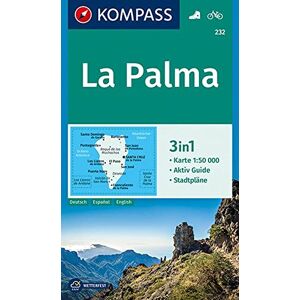 Kompass Maps La Palma WK 232: Wandelkaart Schaal 1 : 50.000 (Kompass Wanderkarten) Kompass Maps La Palma WK 232: Wandelkaart Schaal 1 : 50.000 (Kompass Wanderkarten)