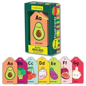 Mudpuppy Alphabet Flashcards: A is for Avocado, Fun & Educational for Kids Aged 1+ Mudpuppy Alphabet Flashcards: A is for Avocado, Fun & Educational for Kids Aged 1+