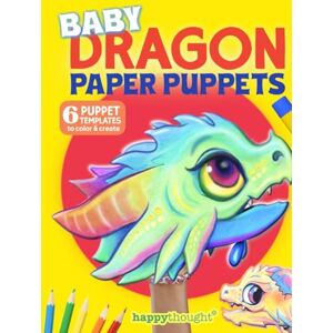 Deakin, Ellen Baby Dragon Paper Puppets: 6 puppet templates to color and create (Happythought craft workbooks) Deakin, Ellen Baby Dragon Paper Puppets: 6 puppet templates to color and create (Happythought craft workbooks)