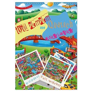 CALVENDO total plemplem und Quatsch Kinderkalender (Wandkalender 2024 DIN A3 hoch), Monatskalender CALVENDO total plemplem und Quatsch Kinderkalender (Wandkalender 2024 DIN A3 hoch), Monatskalender