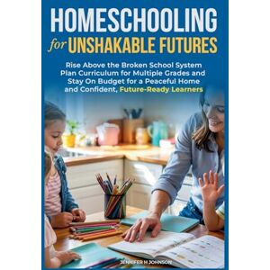 Johnson, Jennifer H Homeschooling for Unshakable Futures: Rise Above the Broken School System, Plan Curriculum for Multiple Grades, and Stay On Budget for a Peaceful Home and Confident, Future-Ready Learners Johnson, Jennifer H Homeschooling for Unshakable Futures: Rise Above the Broken School System, Plan Curriculum for Multiple Grades, and Stay On Budget for a Peaceful Home and Confident, Future-Ready Learners