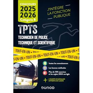 Aguilar, Sébastien Concours TPTS Technicien Police technique et scientifique 2025-2026: Tout-en-un (2025-2026) Aguilar, Sébastien Concours TPTS Technicien Police technique et scientifique 2025-2026: Tout-en-un (2025-2026)