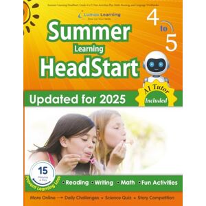 Learning, Lumos Summer Learning HeadStart, Grade 4 to 5: Fun Activities Plus Math, Reading, and Language Workbooks: Bridge to Success with Common Core Aligned ... (Summer Learning HeadStart by Lumos Learning) Learning, Lumos Summer Learning HeadStart, Grade 4 to 5: Fun Activities Plus Math, Reading, and Language Workbooks: Bridge to Success with Common Core Aligned ... (Summer Learning HeadStart by Lumos Learning)
