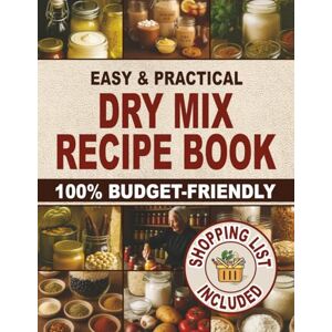 Hunt, Gerald Easy & Practical Dry Mix Recipe Book: 100% Budget-Friendly Homemade Recipes to Stock Up for Long-Term Storage & Shop Only Once a Month to Enjoy Stress-Free Cooking and Family Time Hunt, Gerald Easy & Practical Dry Mix Recipe Book: 100% Budget-Friendly Homemade Recipes to Stock Up for Long-Term Storage & Shop Only Once a Month to Enjoy Stress-Free Cooking and Family Time