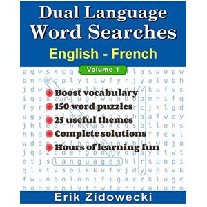 Zidowecki, Erik Dual Language Word Searches English French Volume 1 Zidowecki, Erik Dual Language Word Searches English French Volume 1