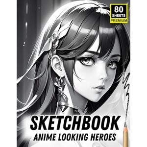 Khajeb, Mr Kamal Sketchbook: Anime-Looking Heroes – Stylized Characters to Trace & Shade (20% Opacity): One Face Per Page 80 Premium Sheets Practice Dynamic Linework, Hair Flow & Fantasy-Themed Facial Features Khajeb, Mr Kamal Sketchbook: Anime-Looking Heroes – Stylized Characters to Trace & Shade (20% Opacity): One Face Per Page 80 Premium Sheets Practice Dynamic Linework, Hair Flow & Fantasy-Themed Facial Features