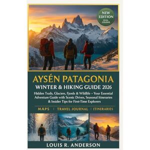 Anderson, Louis R. Aysén Patagonia Winter & Hiking Guide 2026: Hidden Trails, Glaciers, Fjords & Wildlife — Your Essential Adventure Guide with Scenic Drives, Seasonal Itineraries & Insider Tips for First-Time Explorers Anderson, Louis R. Aysén Patagonia Winter & Hiking Guide 2026: Hidden Trails, Glaciers, Fjords & Wildlife — Your Essential Adventure Guide with Scenic Drives, Seasonal Itineraries & Insider Tips for First-Time Explorers