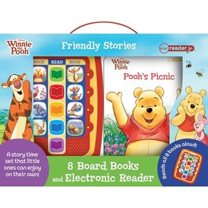 PI Kids Disney Winnie the Pooh Friendly Stories: Me Reader Jr 8 Board Books and Electronic Reader Sound Book Set PI Kids Disney Winnie the Pooh Friendly Stories: Me Reader Jr 8 Board Books and Electronic Reader Sound Book Set
