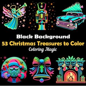 Lee 53 Christmas Treasures to Color: An adult coloring book featuring elegant black and white scratchboard papercraft art with black background (Midnight Black Background Coloring Series) Lee 53 Christmas Treasures to Color: An adult coloring book featuring elegant black and white scratchboard papercraft art with black background (Midnight Black Background Coloring Series)