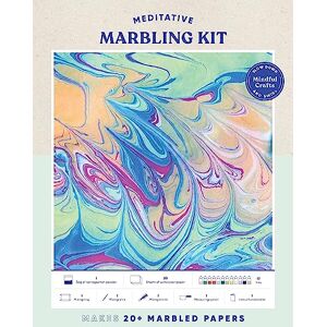 Chronicle Books Mindful Crafts: Meditative Marbling Kit Chronicle Books Mindful Crafts: Meditative Marbling Kit