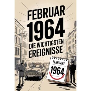 Frehm, Volkmar Februar 1964: Die wichtigsten Ereignisse: Ein persönliches Geschenk für alle, die im Februar 1964 geboren wurden – mit den bedeutendsten Ereignissen aus Politik, Gesellschaft, Kultur und Wissenschaft Frehm, Volkmar Februar 1964: Die wichtigsten Ereignisse: Ein persönliches Geschenk für alle, die im Februar 1964 geboren wurden – mit den bedeutendsten Ereignissen aus Politik, Gesellschaft, Kultur und Wissenschaft