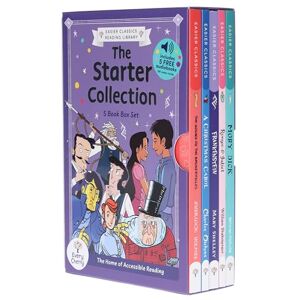 Every Cherry Publishing Easier Classics Reading Library The Starter Collection 5 Books Collection Box Set with Free Audio Books (A Christmas Carol, Romeo & Juliet, ... Dick & Hound of the Baskervilles): (Series 1) Every Cherry Publishing Easier Classics Reading Library The Starter Collection 5 Books Collection Box Set with Free Audio Books (A Christmas Carol, Romeo & Juliet, ... Dick & Hound of the Baskervilles): (Series 1)