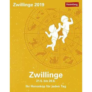 Harenberg Zwillinge Sternzeichenkalender 2024: Tagesabreißkalender. Tischkalender 2024 mit täglichem Horoskop. Kleiner Kalender mit täglichem Blick in die ... Ihr Horoskop für jeden Tag Harenberg Zwillinge Sternzeichenkalender 2024: Tagesabreißkalender. Tischkalender 2024 mit täglichem Horoskop. Kleiner Kalender mit täglichem Blick in die ... Ihr Horoskop für jeden Tag