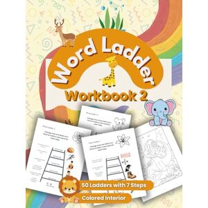 Bar, Books Word Ladder Workbook: Easy Level Word Ladder Puzzles for Kids with a few Coloring Pages at the End, Spelling Workout Puzzle Book for Kids Bar, Books Word Ladder Workbook: Easy Level Word Ladder Puzzles for Kids with a few Coloring Pages at the End, Spelling Workout Puzzle Book for Kids
