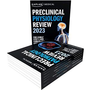 Kaplan Medical Preclinical Medicine Complete 7-Book Subject Review 2023: Lecture Notes for USMLE Step 1 and COMLEX-USA Level 1 (USMLE Prep) Kaplan Medical Preclinical Medicine Complete 7-Book Subject Review 2023: Lecture Notes for USMLE Step 1 and COMLEX-USA Level 1 (USMLE Prep)
