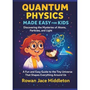 Middleton, Rowan Jace Quantum Physics made easy for Kids, Discovering the Mysteries of Atoms, Particles, and Light: A Fun Guide to the Tiny Universe That Shapes Everything Around Us Middleton, Rowan Jace Quantum Physics made easy for Kids, Discovering the Mysteries of Atoms, Particles, and Light: A Fun Guide to the Tiny Universe That Shapes Everything Around Us
