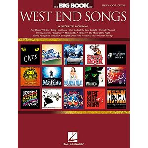 Various The Big Book of West End Songs Piano/Vocal/Guitar Sheet Music Songbook 64 Hit Arrangements with Lyrics and Chord Boxes Complete Theatre Repertoire Collection Ideal for Auditions Lessons Various The Big Book of West End Songs Piano/Vocal/Guitar Sheet Music Songbook 64 Hit Arrangements with Lyrics and Chord Boxes Complete Theatre Repertoire Collection Ideal for Auditions Lessons