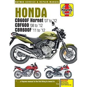 Haynes Honda CB600 Hornet, CBF600 & CBR600F (07-12) Repair Manual (Paperback) Haynes Honda CB600 Hornet, CBF600 & CBR600F (07-12) Repair Manual (Paperback)
