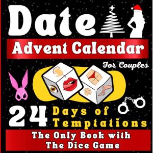 Frasi Edizioni, Cuori e Date Advent Calendar For Couples: 24 Days Of Temptations: A Daily Challenge To Inspire Passion, Fun, Reconnect, And Experiment together. The Only Book That Includes The Dice Game & Date Night Ideas Frasi Edizioni, Cuori e Date Advent Calendar For Couples: 24 Days Of Temptations: A Daily Challenge To Inspire Passion, Fun, Reconnect, And Experiment together. The Only Book That Includes The Dice Game & Date Night Ideas