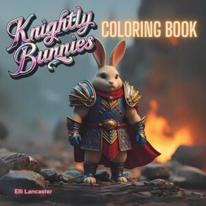 Lancaster, Elli Knightly Bunnies Coloring Book: 60 Bold & Easy Designs of Medieval Rabbit Warriors for Adults & Teens, Perfect for Creative Relaxation (Easy Fantasy Coloring Book) Lancaster, Elli Knightly Bunnies Coloring Book: 60 Bold & Easy Designs of Medieval Rabbit Warriors for Adults & Teens, Perfect for Creative Relaxation (Easy Fantasy Coloring Book)