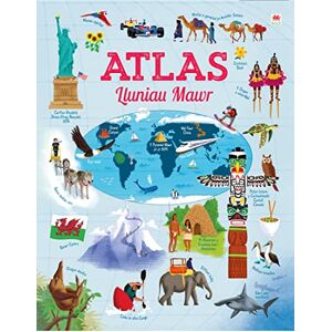 Bone, Emily Atlas Lluniau Mawr Mapiau’r byd Ffeithiau di-ri Welsh edition of Big Picture Atlas i blant 6-12 Cymraeg Key stage 2 and 3 15 map ... Atlas full of facts Key stage 2 and 3 Bone, Emily Atlas Lluniau Mawr Mapiau’r byd Ffeithiau di-ri Welsh edition of Big Picture Atlas i blant 6-12 Cymraeg Key stage 2 and 3 15 map ... Atlas full of facts Key stage 2 and 3