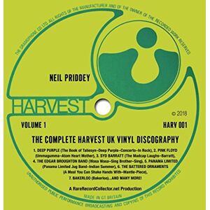 Priddey, Neil The Complete Harvest UK Vinyl Discography: Volume 1 Priddey, Neil The Complete Harvest UK Vinyl Discography: Volume 1