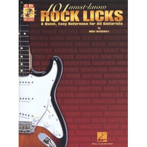 Various 101 Must Know Rock Licks (Tab Book/CD) Various 101 Must Know Rock Licks (Tab Book/CD)