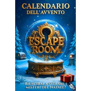 Dkrypt Calendario dell’Avvento Escape Room 2.0 per Adulti: 24 enigmi, giochi e puzzle da risolvere prima di Natale. Un romanzo-avventura interattivo (Libro + App) Dkrypt Calendario dell’Avvento Escape Room 2.0 per Adulti: 24 enigmi, giochi e puzzle da risolvere prima di Natale. Un romanzo-avventura interattivo (Libro + App)