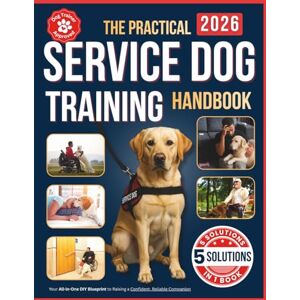Fleming, Lincoln The Practical Service Dog Training Handbook: Your All-in-One DIY Blueprint to Raising a Confident, Reliable Companion Easy Steps for Beginners to Save Thousands at Home Fleming, Lincoln The Practical Service Dog Training Handbook: Your All-in-One DIY Blueprint to Raising a Confident, Reliable Companion Easy Steps for Beginners to Save Thousands at Home